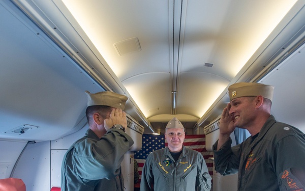 VP-8 Conducts In-Flight Change of Command