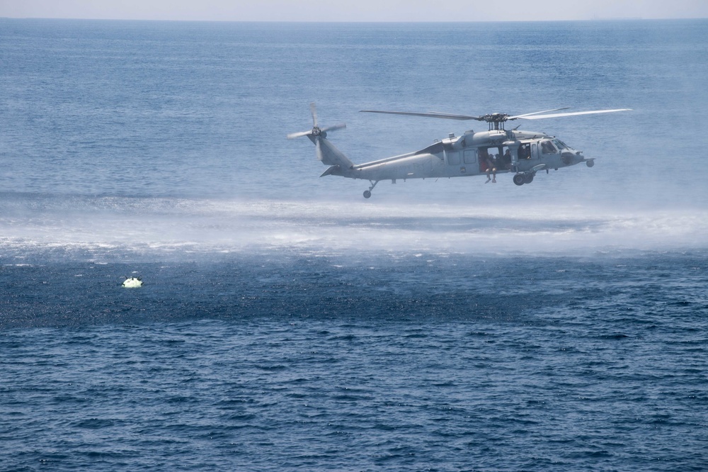 Airborne mine countermeasures and floating mine response during Noble Vanguard