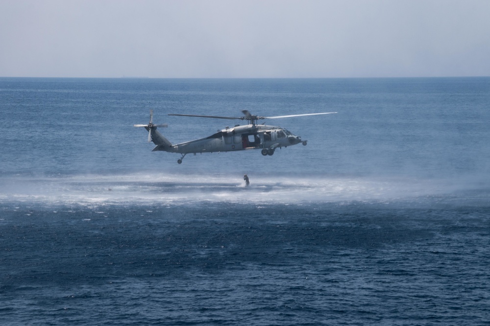 Airborne mine countermeasures and floating mine response training during Noble Vanguard