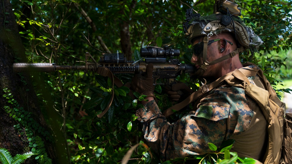 3/2 Combat Engineers conduct a live fire range