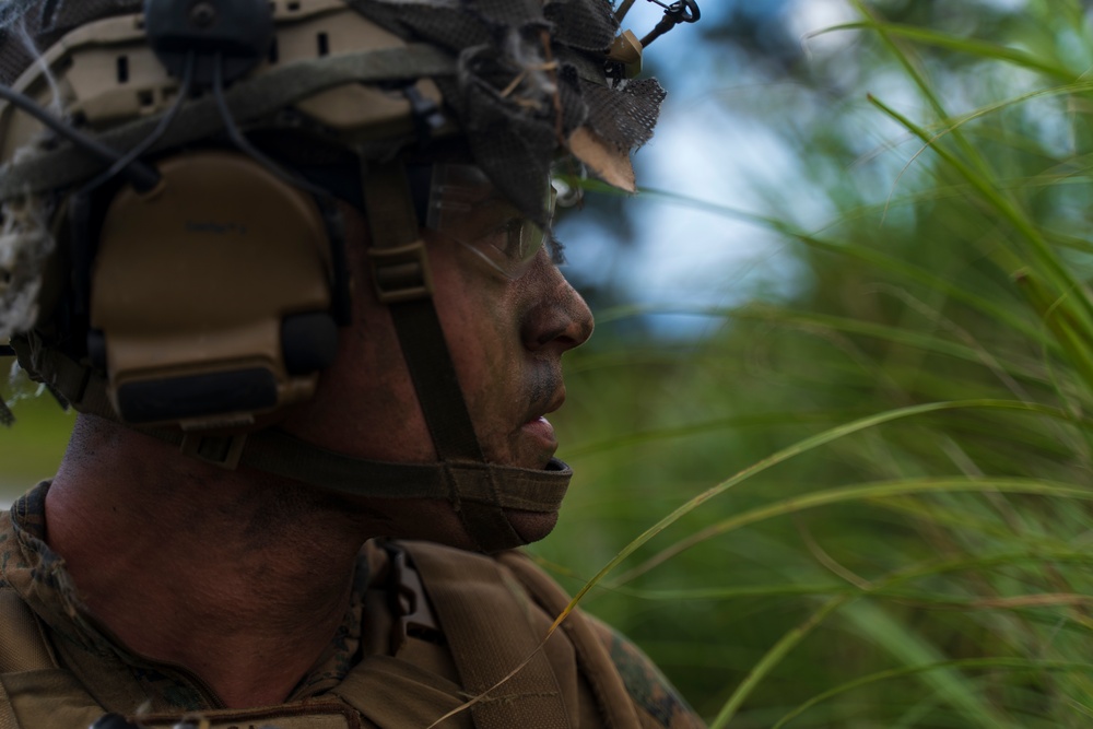 3/2 Combat Engineers conduct a live fire range