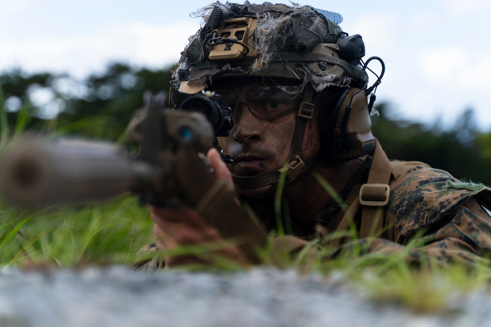 3/2 Combat Engineers conduct a live fire range