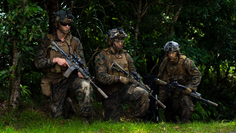 3/2 Combat Engineers conduct a live fire range