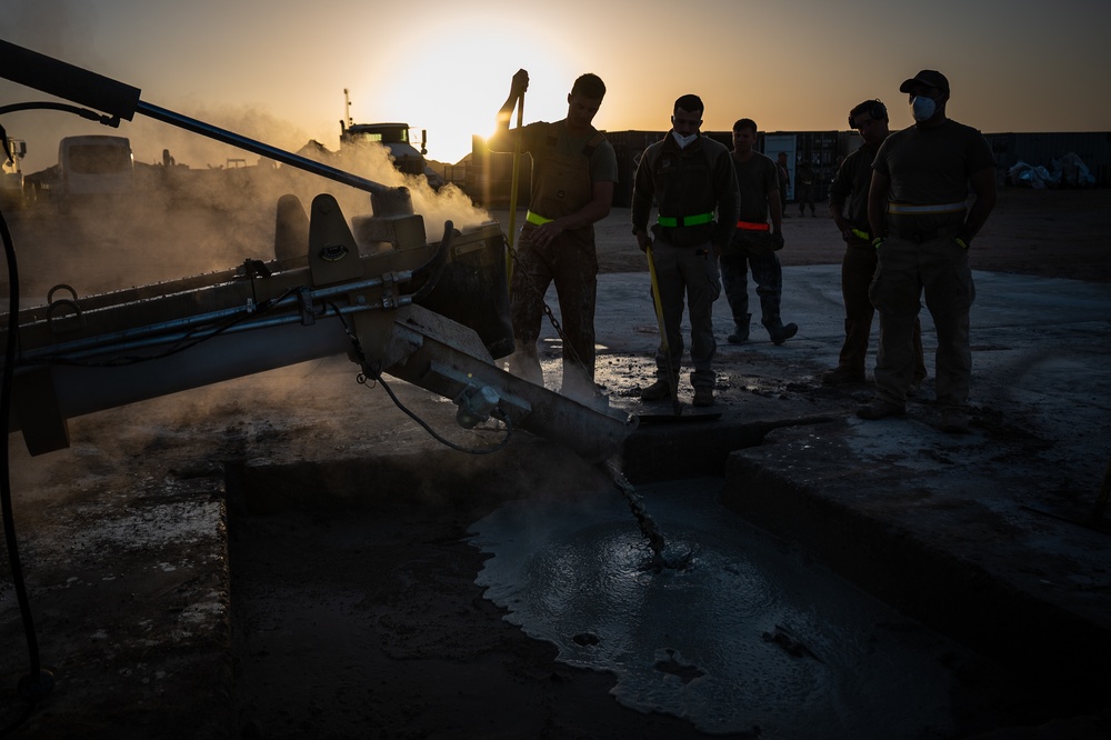 332d Civil Engineers perform night operations during RADR exercise