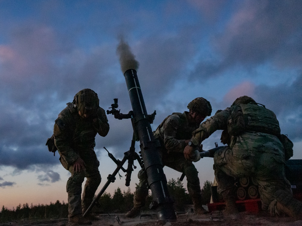 SkySoldiers execute platoon live-fires in Latvia