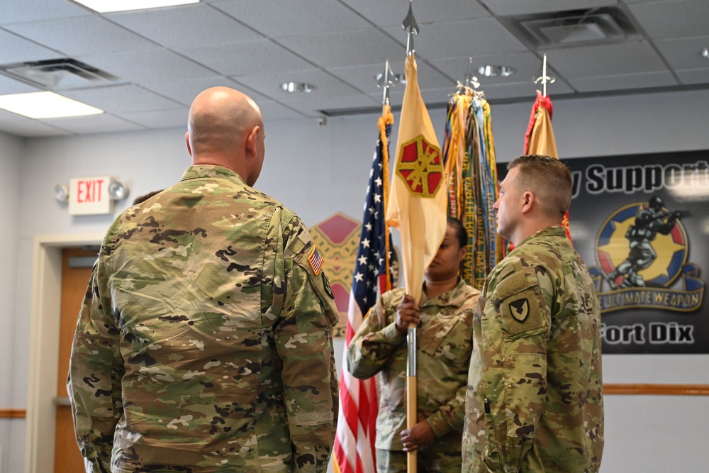 Fort Dix –  USASA Fort Dix Change of Command Ceremony – MAJ William Jolly to MAJ Justin Warrick