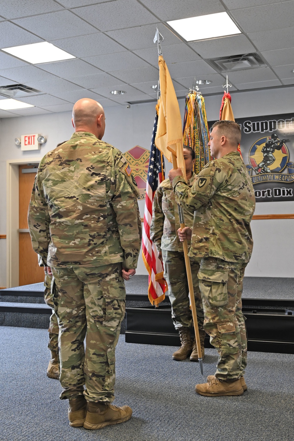 Fort Dix –  USASA Fort Dix Change of Command Ceremony – MAJ William Jolly to MAJ Justin Warrick