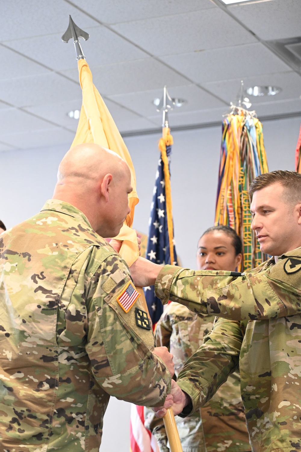 Fort Dix –  USASA Fort Dix Change of Command Ceremony – MAJ William Jolly to MAJ Justin Warrick