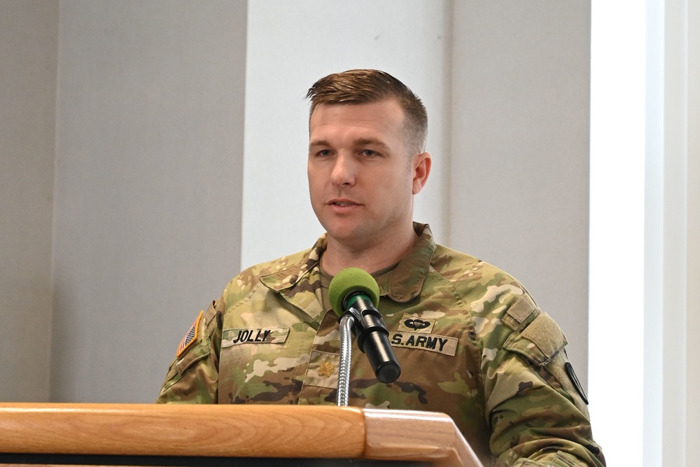 Fort Dix –  USASA Fort Dix Change of Command Ceremony – MAJ William Jolly to MAJ Justin Warrick