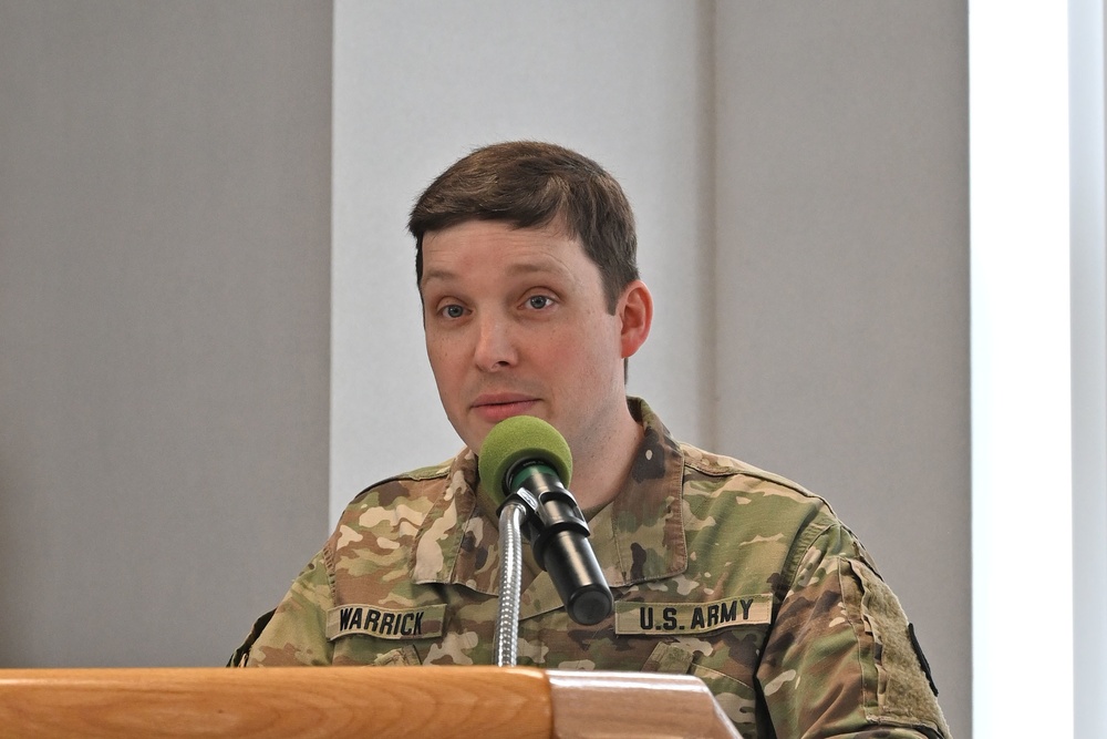 Fort Dix –  USASA Fort Dix Change of Command Ceremony – MAJ William Jolly to MAJ Justin Warrick