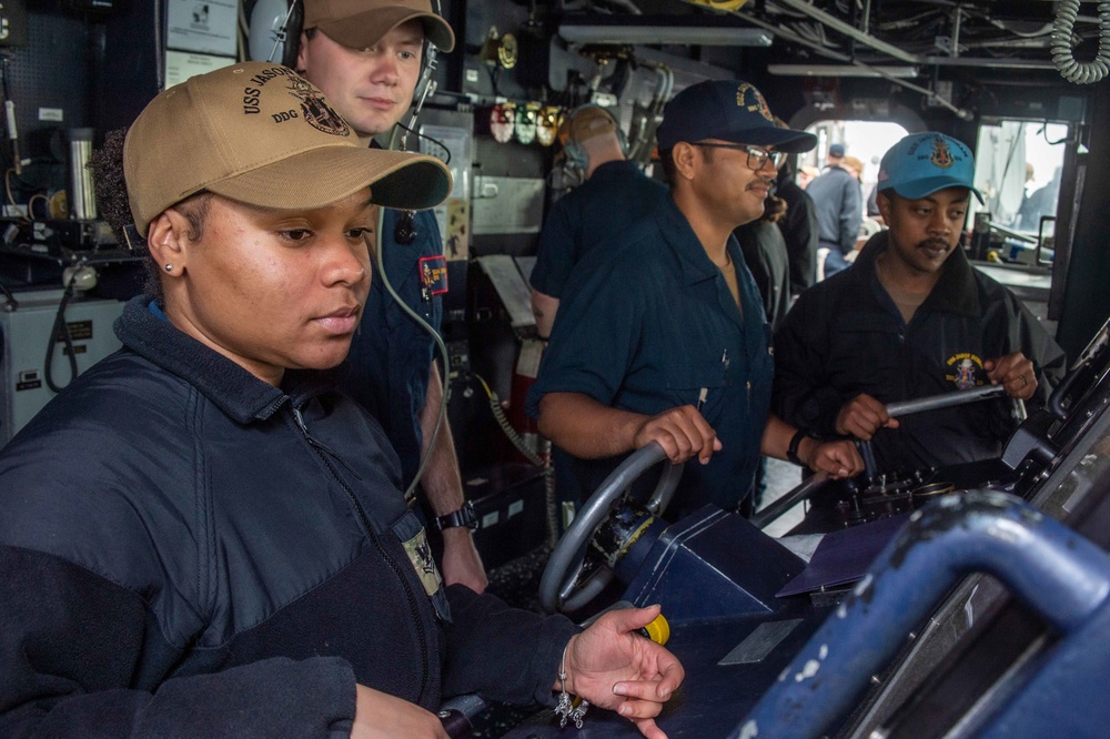 USS Jason Dunham (DDG 109) Conducts Replenishment-at-Sea With USNS Laramie (T-AO-203)