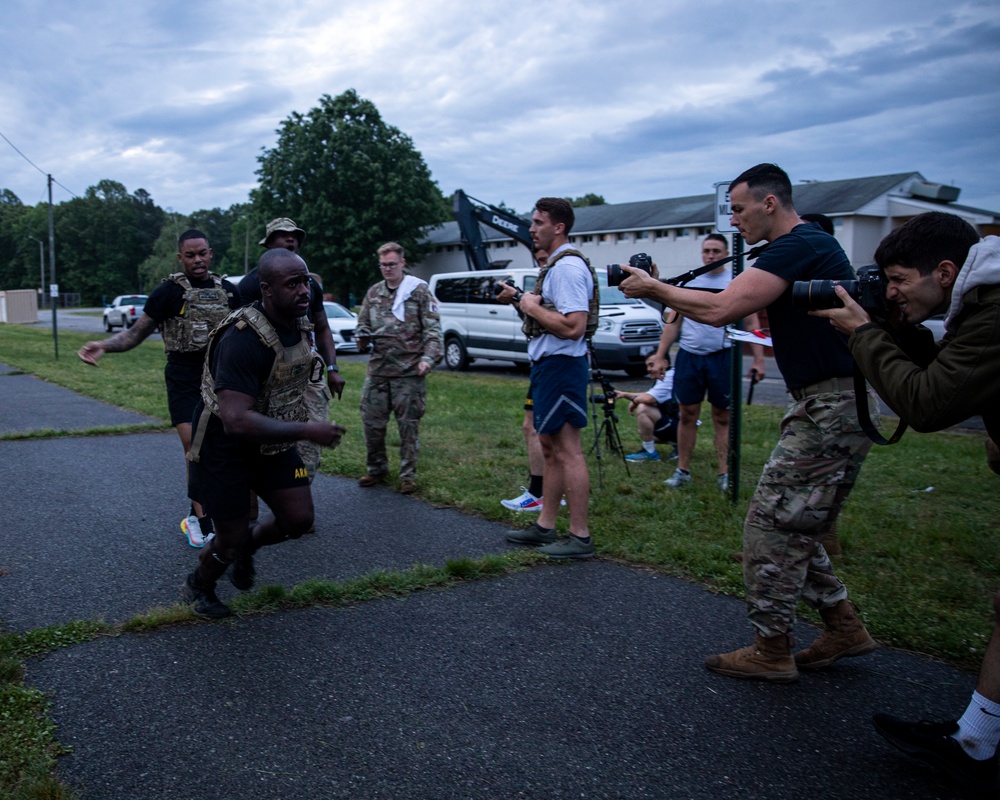 &quot;The Hildy&quot; Fitness Challenge, Day 1 at the 2022 Spc. Hilda I. Clayton Best Combat Camera Competition