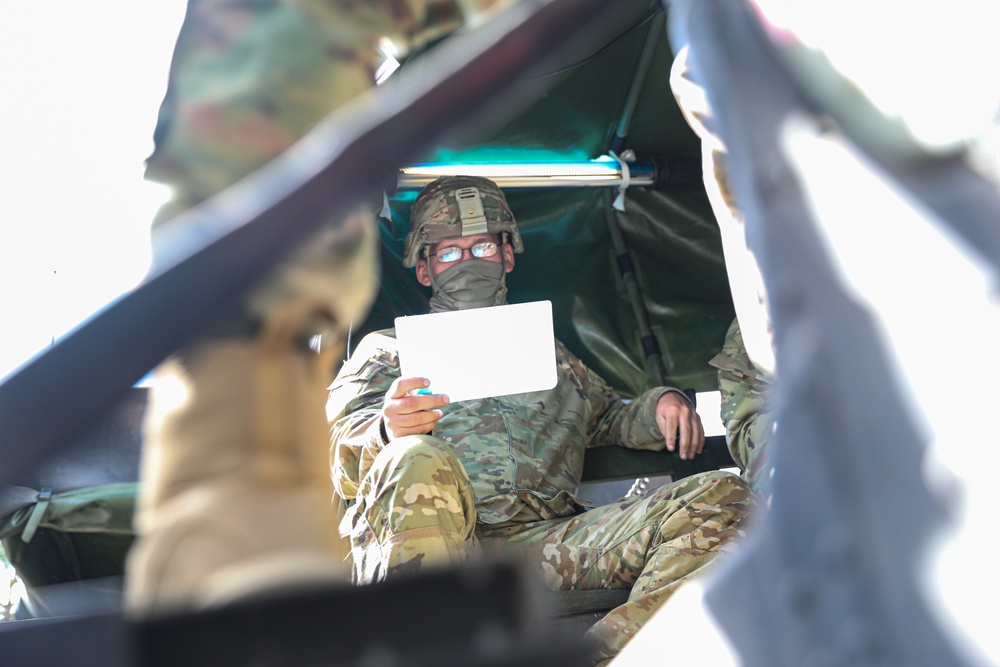 119th Field Artillery Train During Defender 22