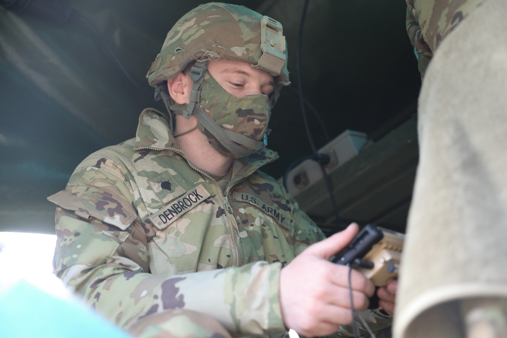 119th Field Artillery Train During Defender 22