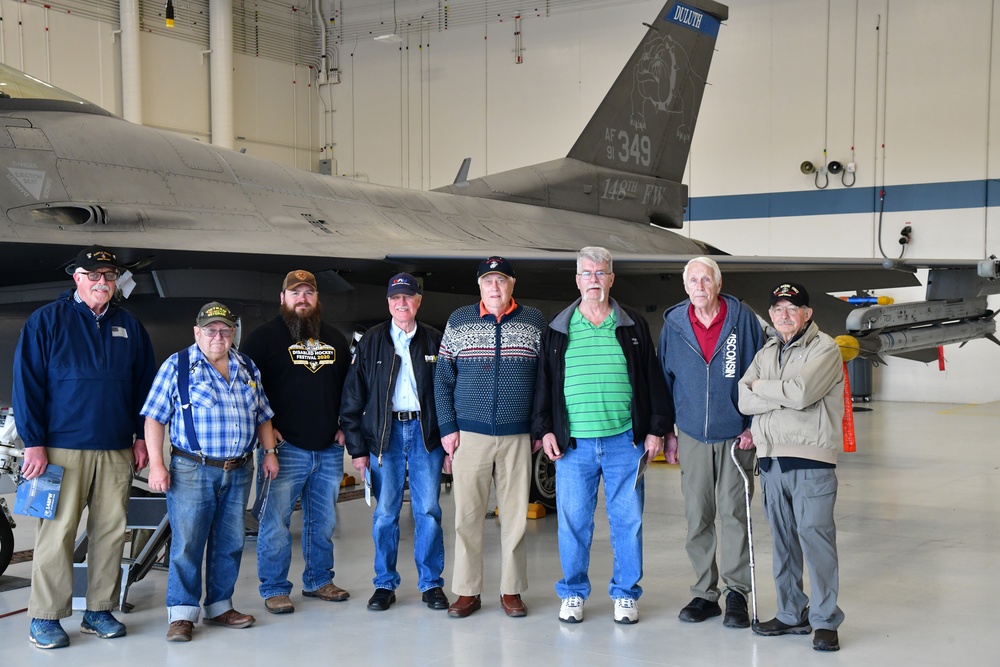 Purple Heart recipient tour 148th Fighter Wing