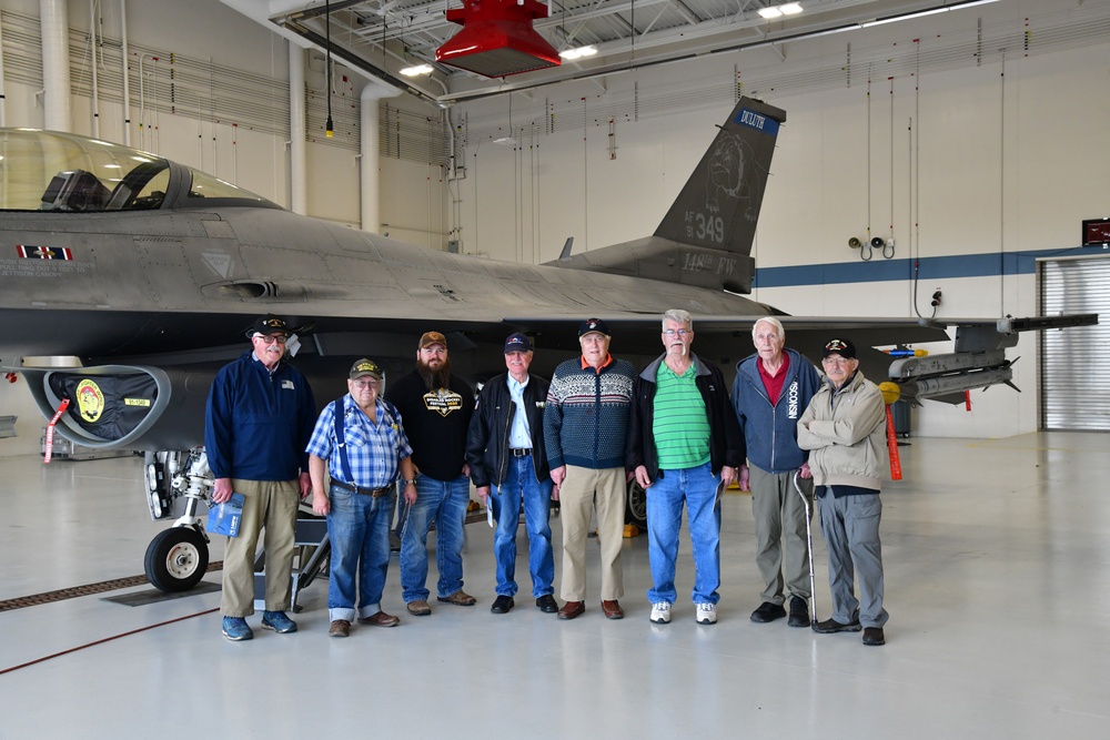 Purple Heart recipient tour 148th Fighter Wing