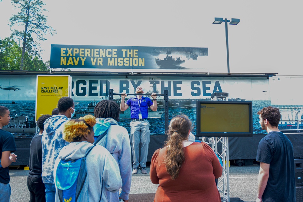 Navy Week Richmond Begins at James River High School