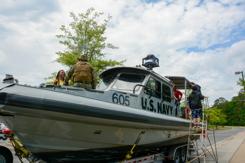 Navy Week Richmond Begins at James River High School