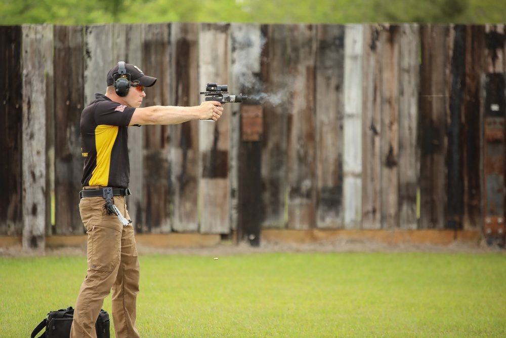 Augusta, Georgia natives competes in Action Pistol Competition