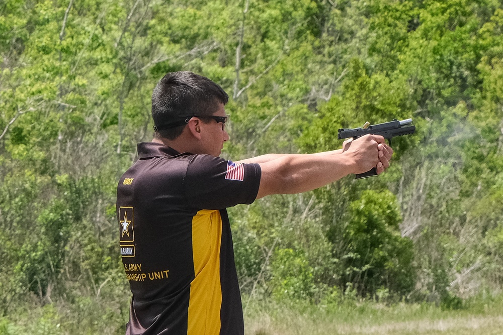 USAMU Soldier Wins Production Division Champion Title at two Action Pistol Competitions