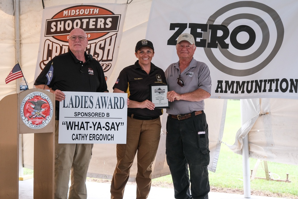 USAMU Soldier Wins Top Lady Category at two Action Pistol Competitions