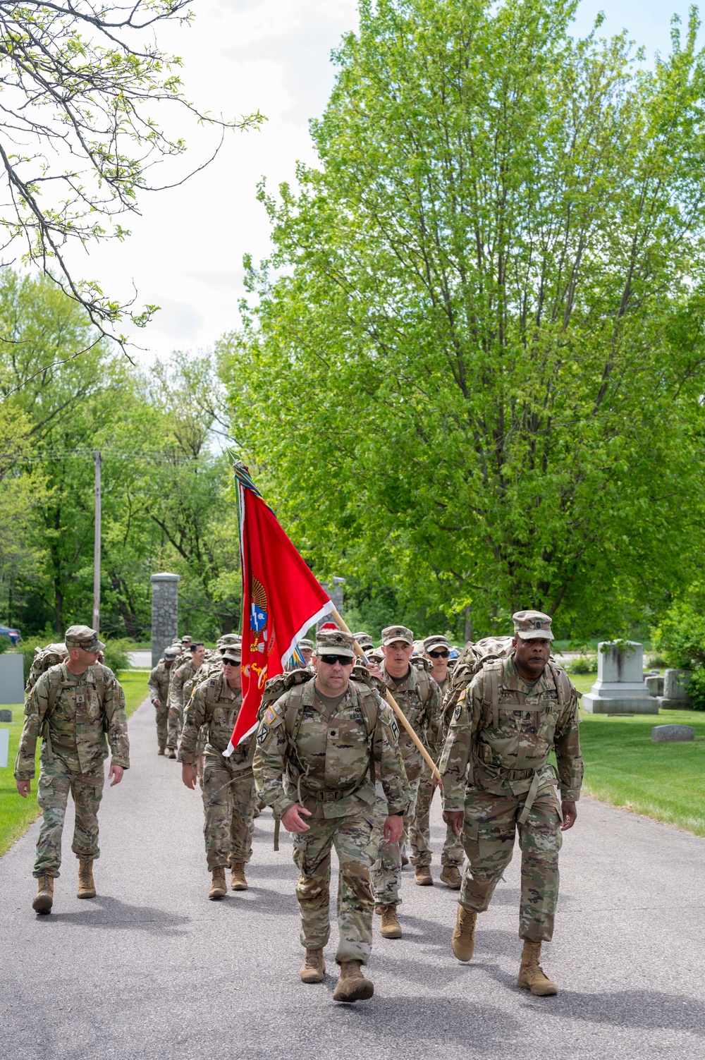 Remagen Battalion hosts Ruck for the Fallen