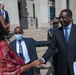 Deputy Assistant Secretary of Defense for African Affairs Chidi Blyden meets with Zambian Foreign Minister Stanley Kasongo Kakubo