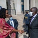 Deputy Assistant Secretary of Defense for African Affairs Chidi Blyden meets with Zambian Foreign Minister Stanley Kasongo Kakubo