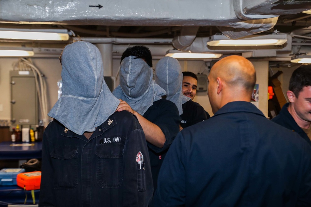 Mobile Bay conducts semi-annual EEBD/SCBA/Egress training