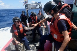Auxiliarists help Coast Guard Cutter Munro crew perform Operation Blue Pacific