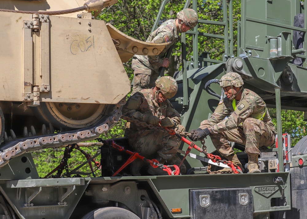 Defender Europe 2022 Wet Gap Crossing Exercise