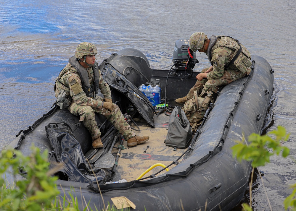 Defender Europe 2022 Wet Gap Crossing Exercise