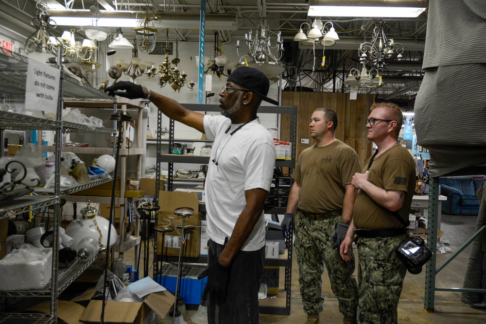 Navy Week Richmond Sailors Volunteer with Habitat for Humanity