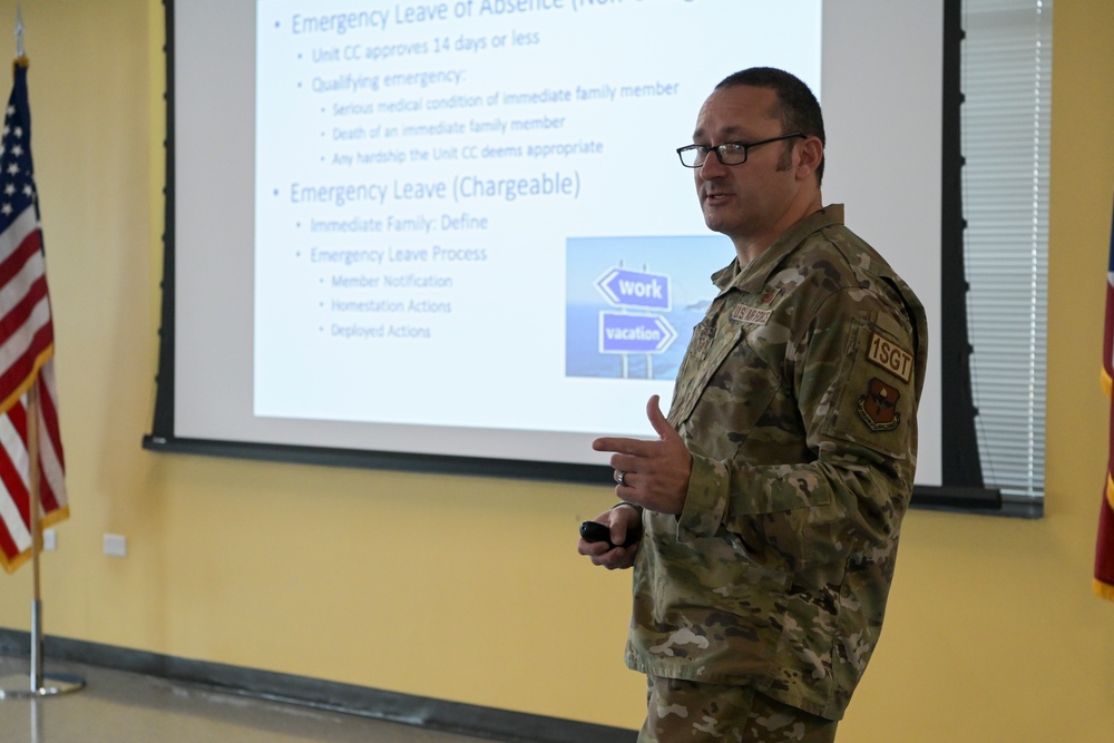 156th Wing additional duty first sergeants symposium