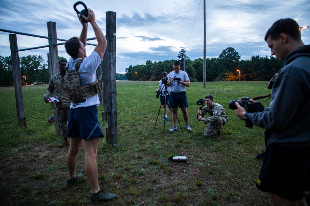 &quot;The Hildy&quot; Fitness Challenge, Day 1 at the 2022 Spc. Hilda I. Clayton Best Combat Camera Competition