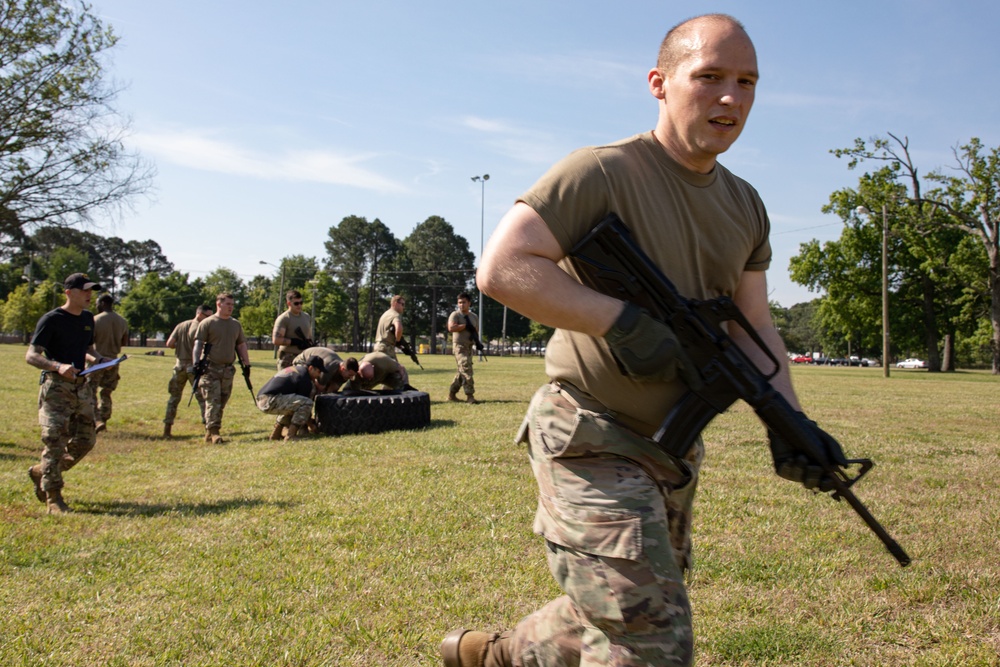 NCOA-E ALC Students Take On Commandant's Challenge!