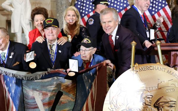 World War II Merchant Mariners Honored with Congressional Gold Medal