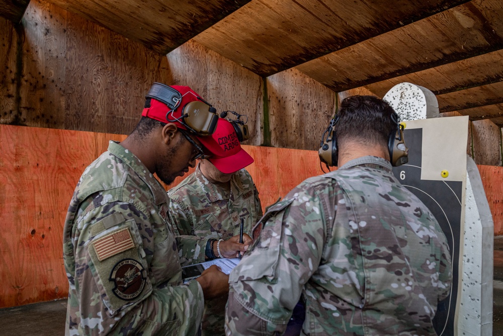 23rd SFS hosts pistol contest in celebration of National Police Week