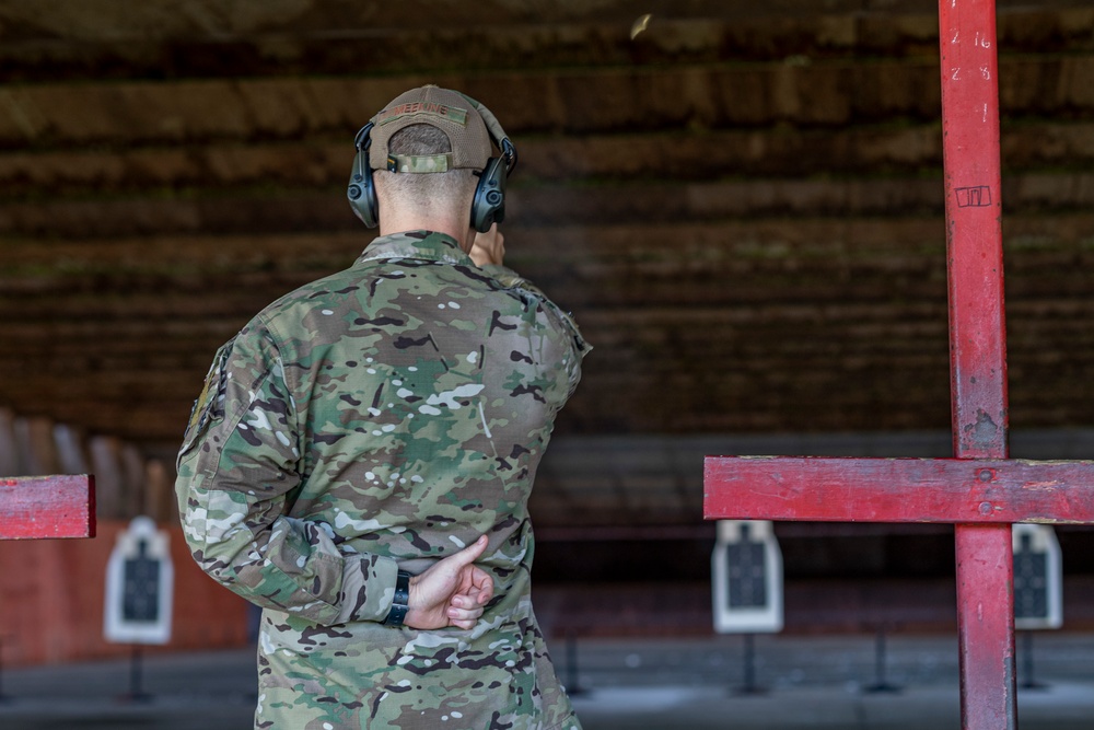 23rd SFS hosts pistol contest in celebration of National Police Week