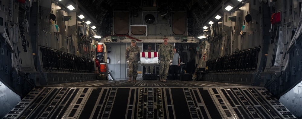 Possible Missing U.S. Service Member Returns With Honors From Thailand