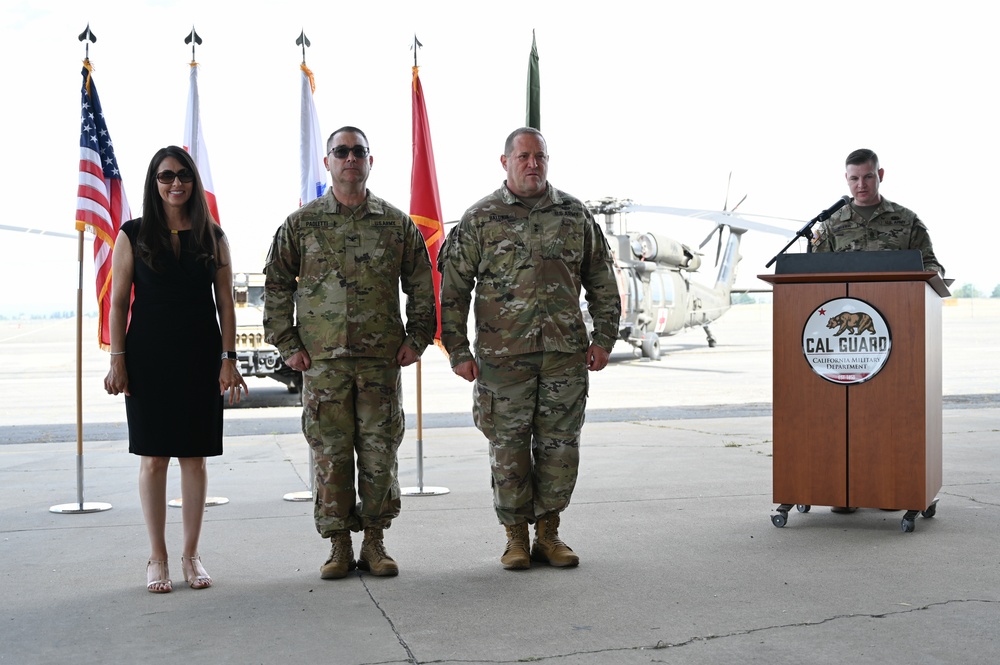 From stripes to stars: California National Guard gains its newest general during ceremony at Mather Field