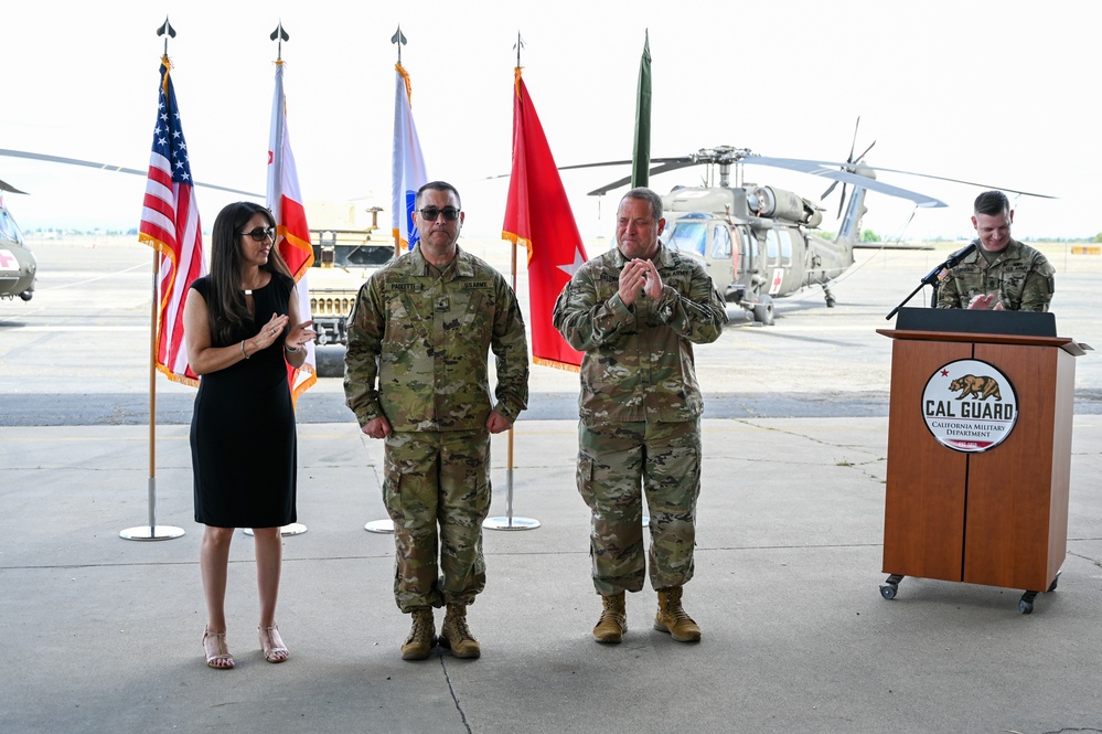 From stripes to stars: California National Guard gains its newest general during ceremony at Mather Field