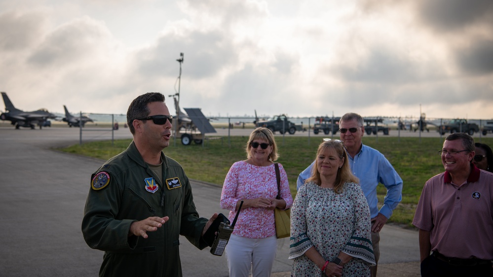 Checkered Flag 22-2 Honorary Commanders Tour