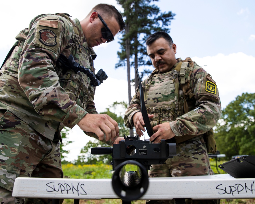 Soldier Skills Lane During Day 1 at the 2022 Spc. Hilda I. Clayton Best Combat Camera Competition