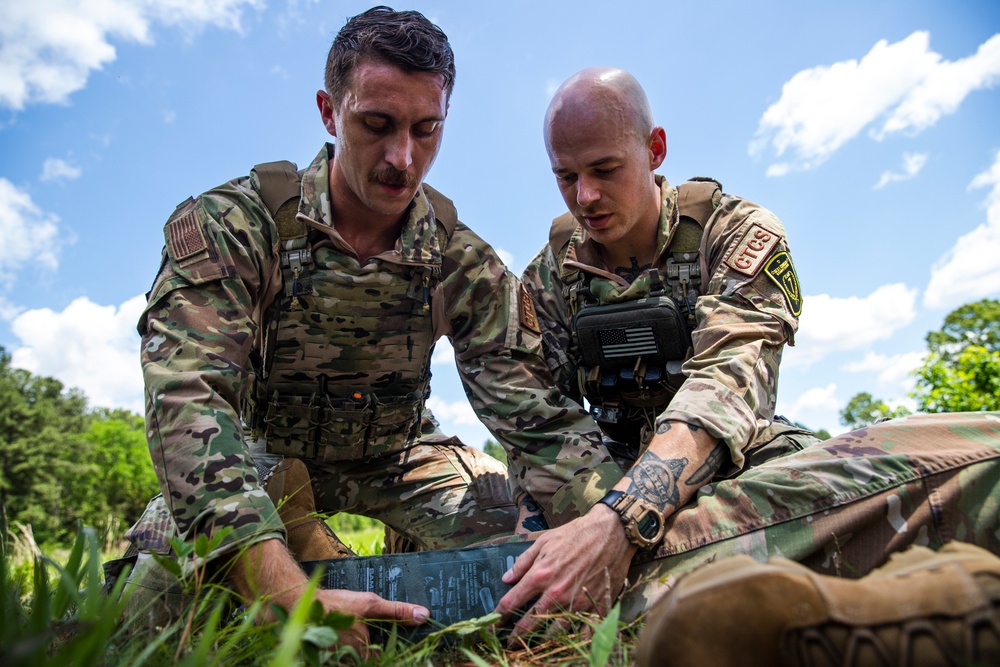Soldier Skills Lane During Day 1 at the 2022 Spc. Hilda I. Clayton Best Combat Camera Competition