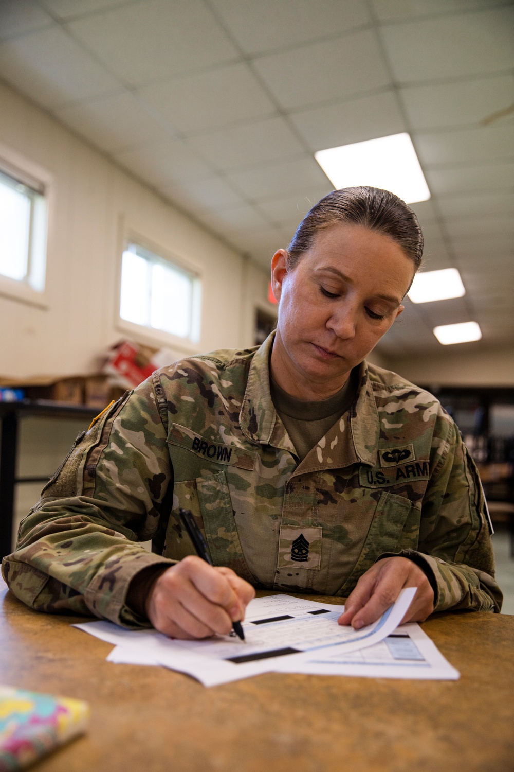 Capabilities Brief During Day 1 at the 2022 Spc. Hilda I. Clayton Best Combat Camera Competition