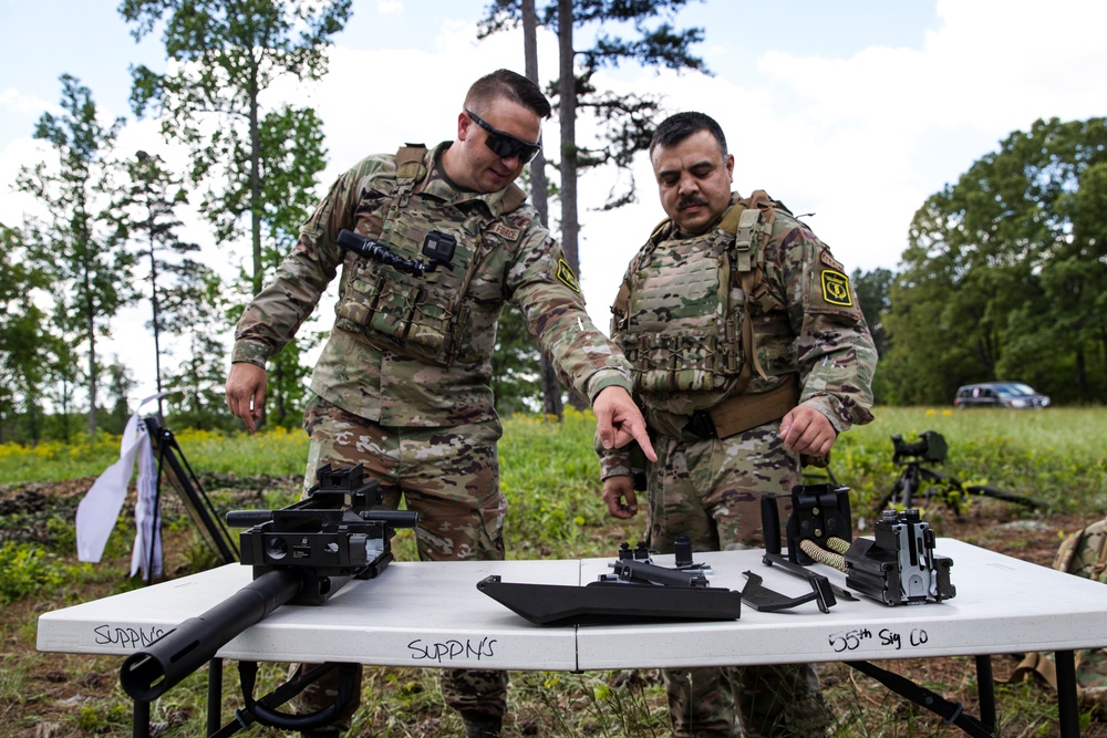 Soldier Skills Lane During Day 1 at the 2022 Spc. Hilda I. Clayton Best Combat Camera Competition