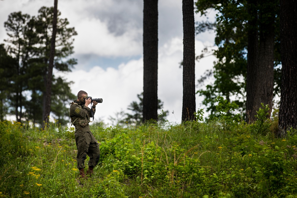 Soldier Skills Lane During Day 1 at the 2022 Spc. Hilda I. Clayton Best Combat Camera Competition
