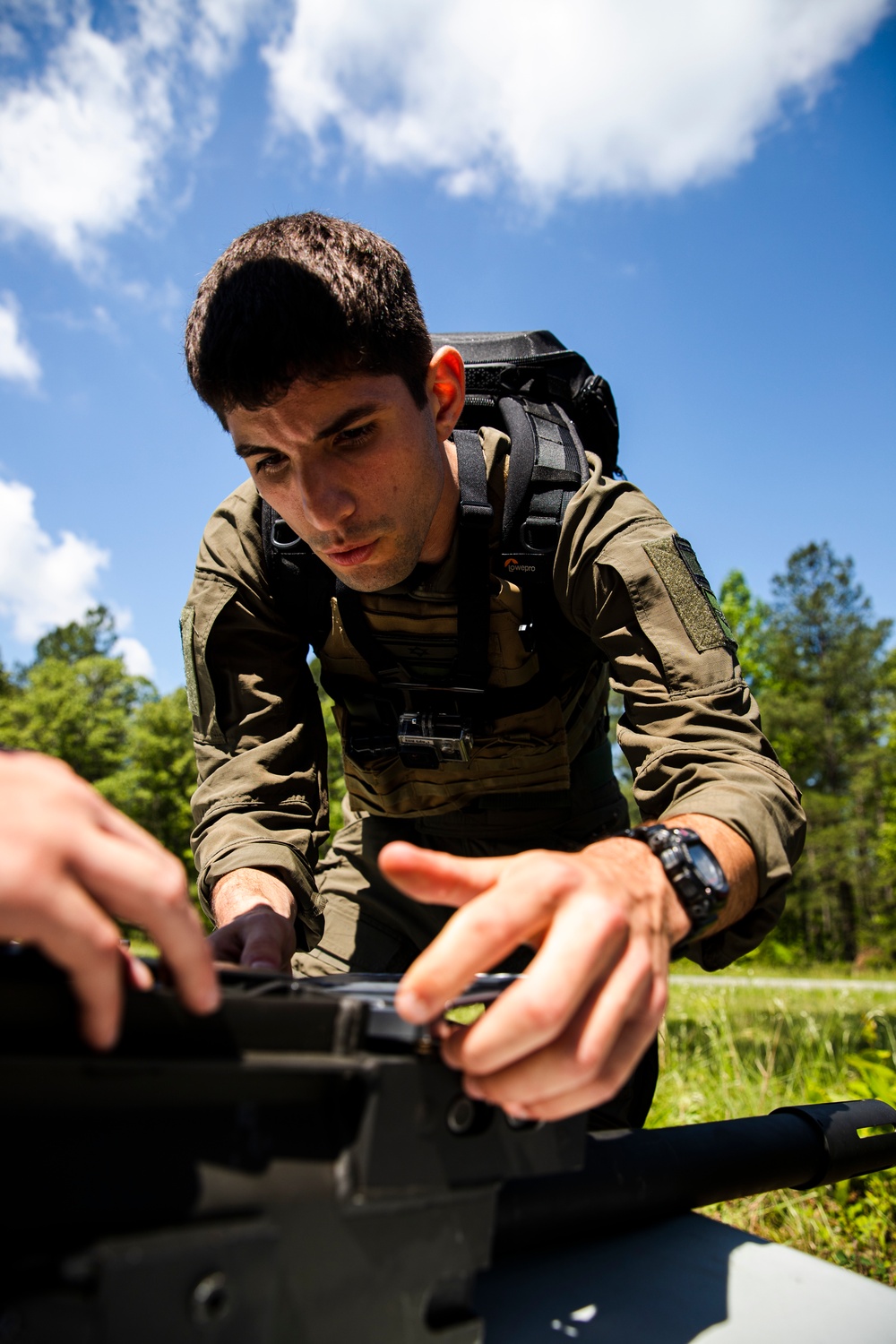 Soldiers Skills Lanes During Day 1 at the 2022 Spc. Hilda I. Clayton Best Combat Camera Competition