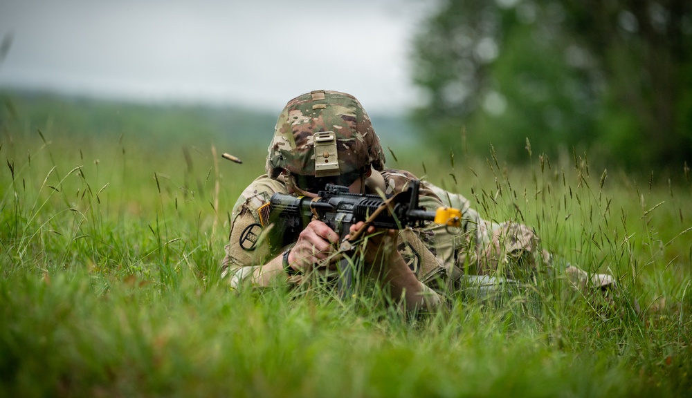 Soldiers compete in the National Guard Bureau Region 2 Best Warrior Competition